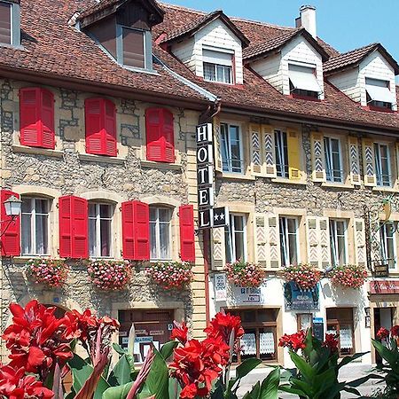 Hotel De La Croix-Blanche Cressier Eksteriør bilde